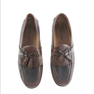 Johnston & Murphy Brown and Black Loafers